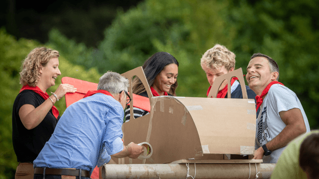 Construction de pyramide en 3D 